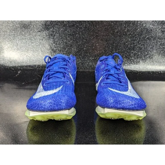 Nike Air Zoom Victory Flyknit Racer Blue Track Spikes Men Size 6 Woman 7.5 NEW